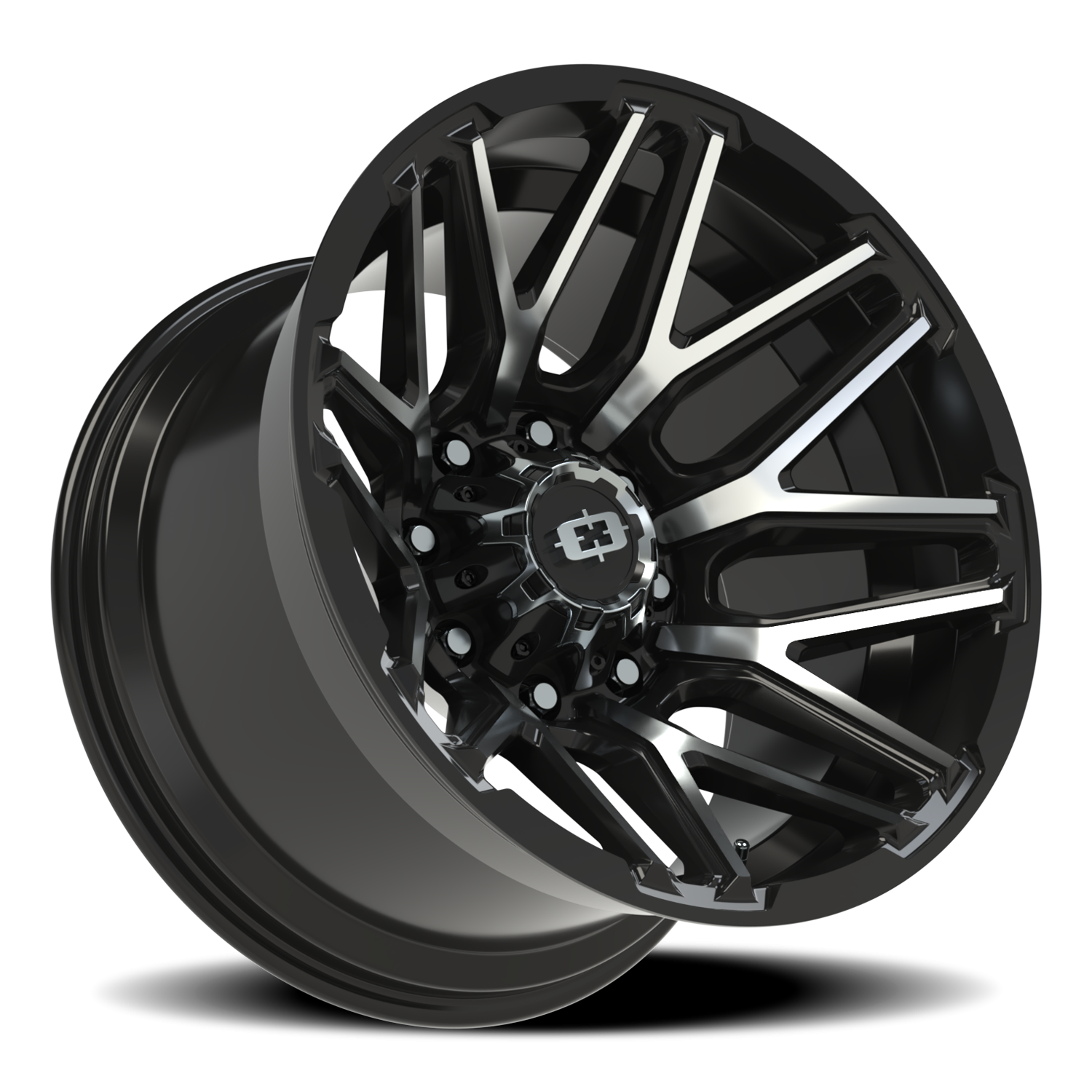 Vision Wheel 305 Gloss Black Machined Face 20x12 -51 8x170mm 125.2mm - Wheelwiz