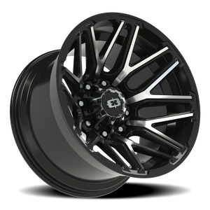 Vision Wheel 305 Gloss Black Machined Face 20x12 -51 8x170mm 125.2mm - Wheelwiz
