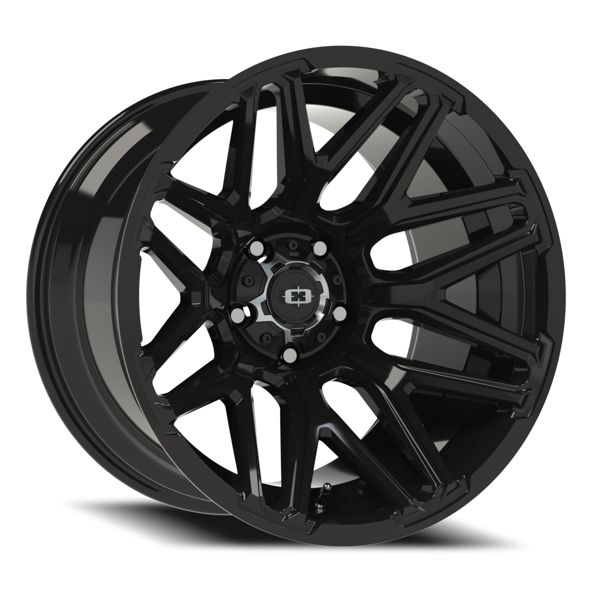 Vision Wheel 305 Gloss Black 20x12 -51 5x139.7mm 108mm - Wheelwiz