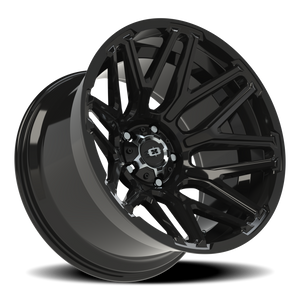 Vision Wheel 305 Gloss Black 20x12 -51 5x139.7mm 108mm - Wheelwiz