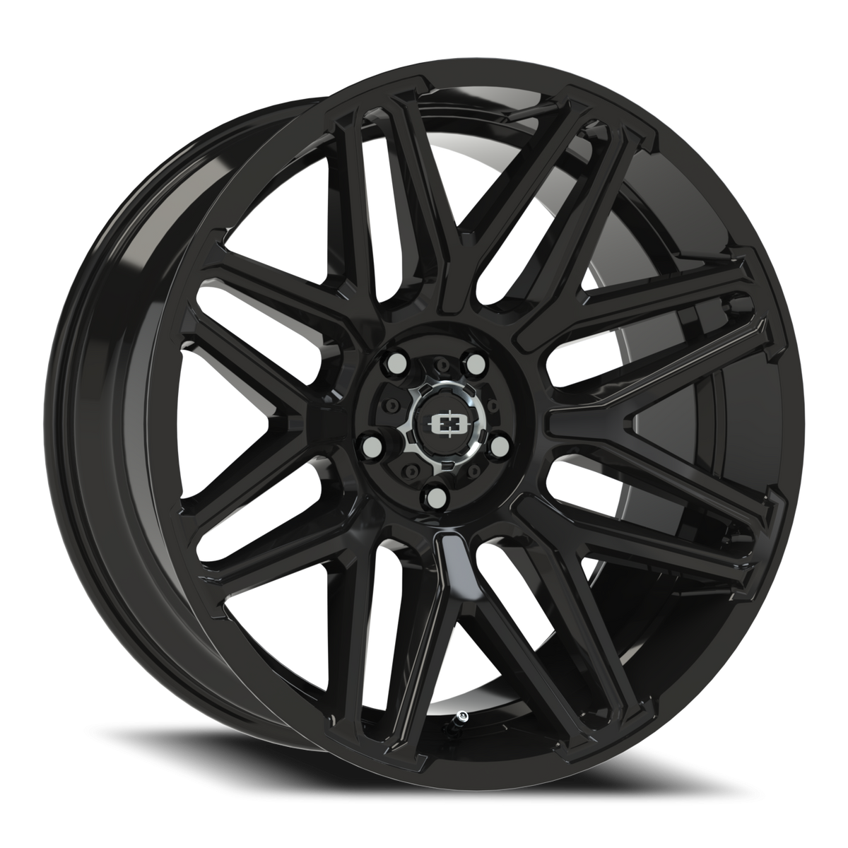 Vision Wheel 305 Gloss Black 22x10 -19 5x127mm 78.1mm - Wheelwiz