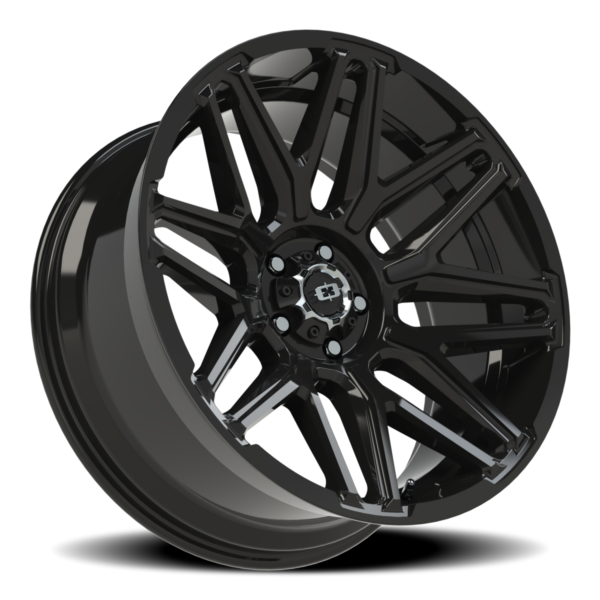 Vision Wheel 305 Gloss Black 22x10 -19 5x127mm 78.1mm - Wheelwiz