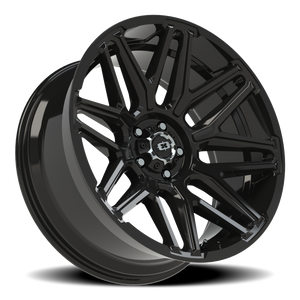 Vision Wheel 305 Gloss Black 22x10 -19 5x127mm 78.1mm - Wheelwiz