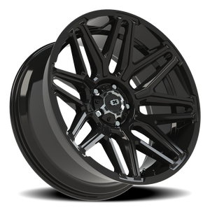 Vision Wheel 305 Gloss Black 22x10 -19 5x139.7mm 108mm - Wheelwiz