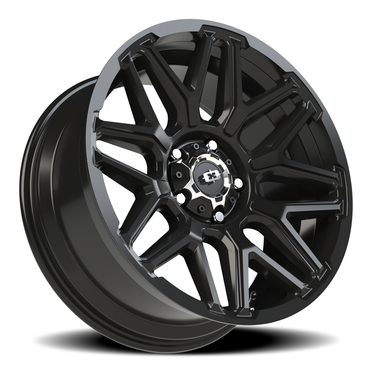Vision Wheel 305 Gloss Black 20x9 +12 5x150mm 110mm - Wheelwiz