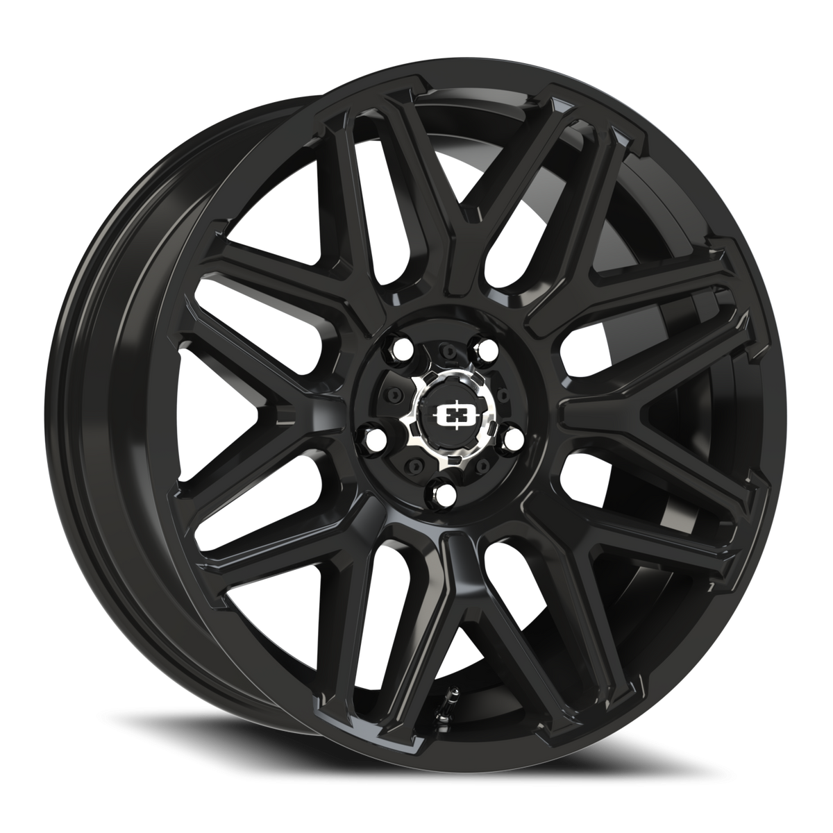 Vision Wheel 305 Gloss Black 20x9 -12 5x127mm 78.1mm - Wheelwiz