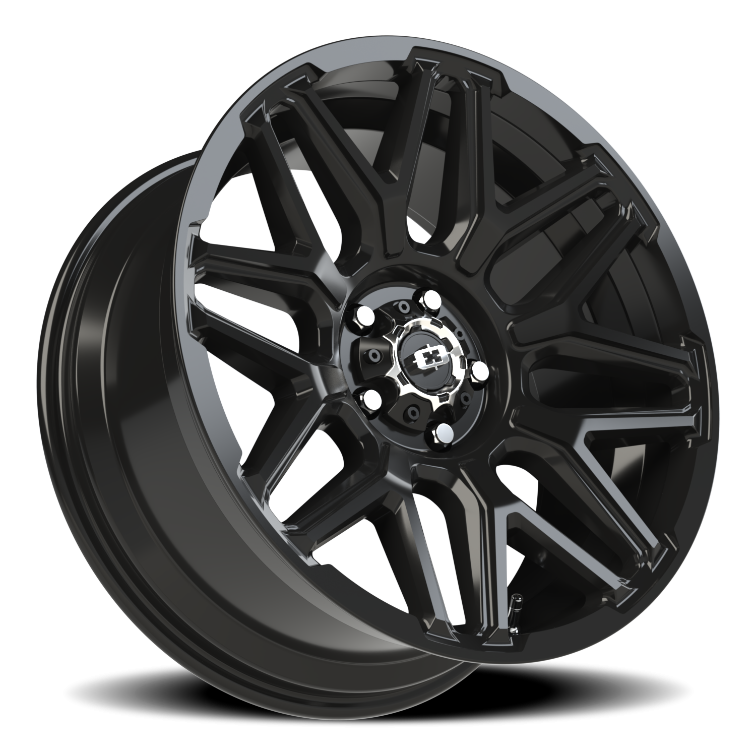 Vision Wheel 305 Gloss Black 20x9 -12 5x127mm 78.1mm - Wheelwiz