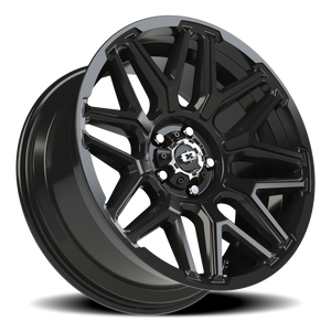 Vision Wheel 305 Gloss Black 20x9 -12 5x127mm 78.1mm - Wheelwiz