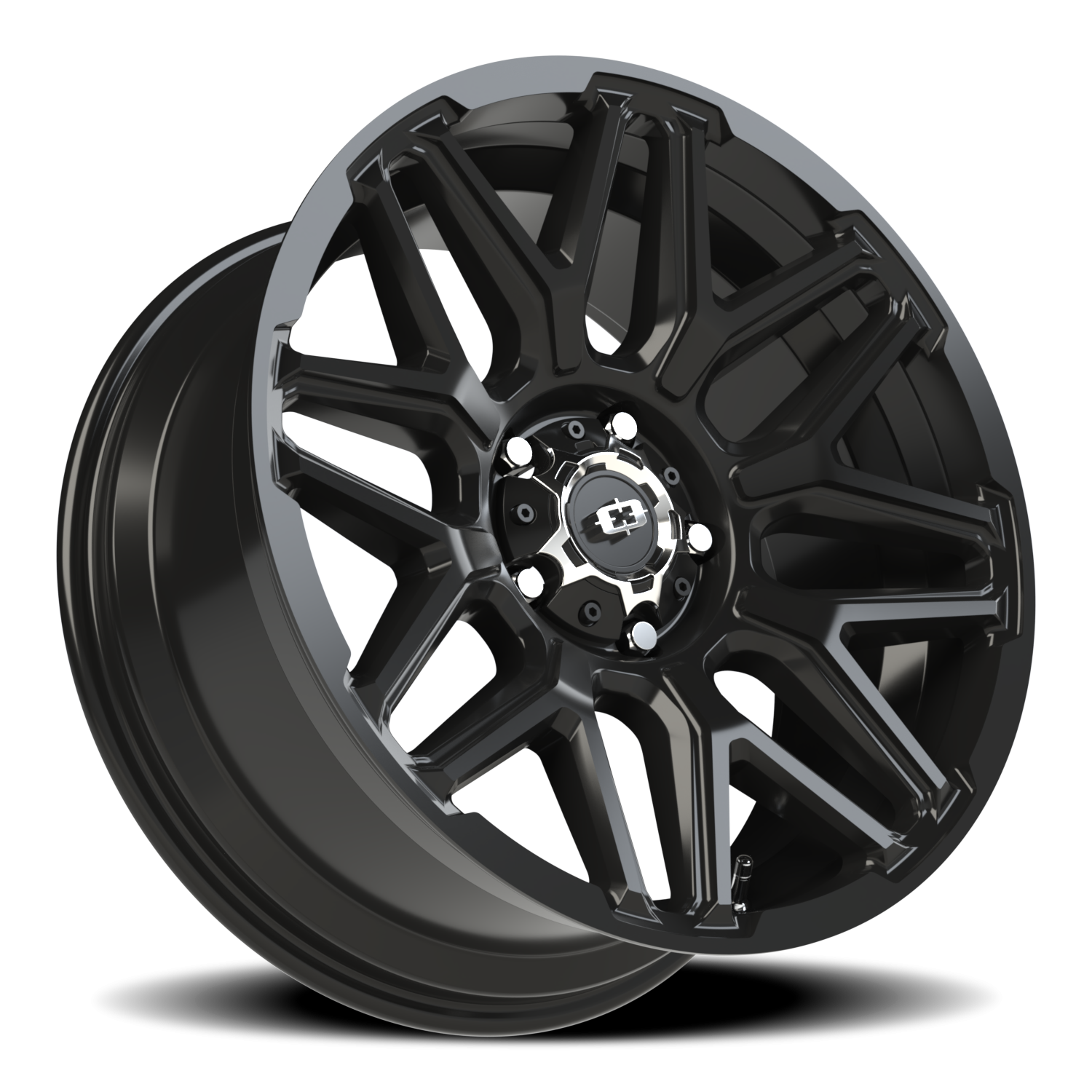 Vision Wheel 305 Gloss Black 20x9 +12 5x139.7mm 108mm - Wheelwiz