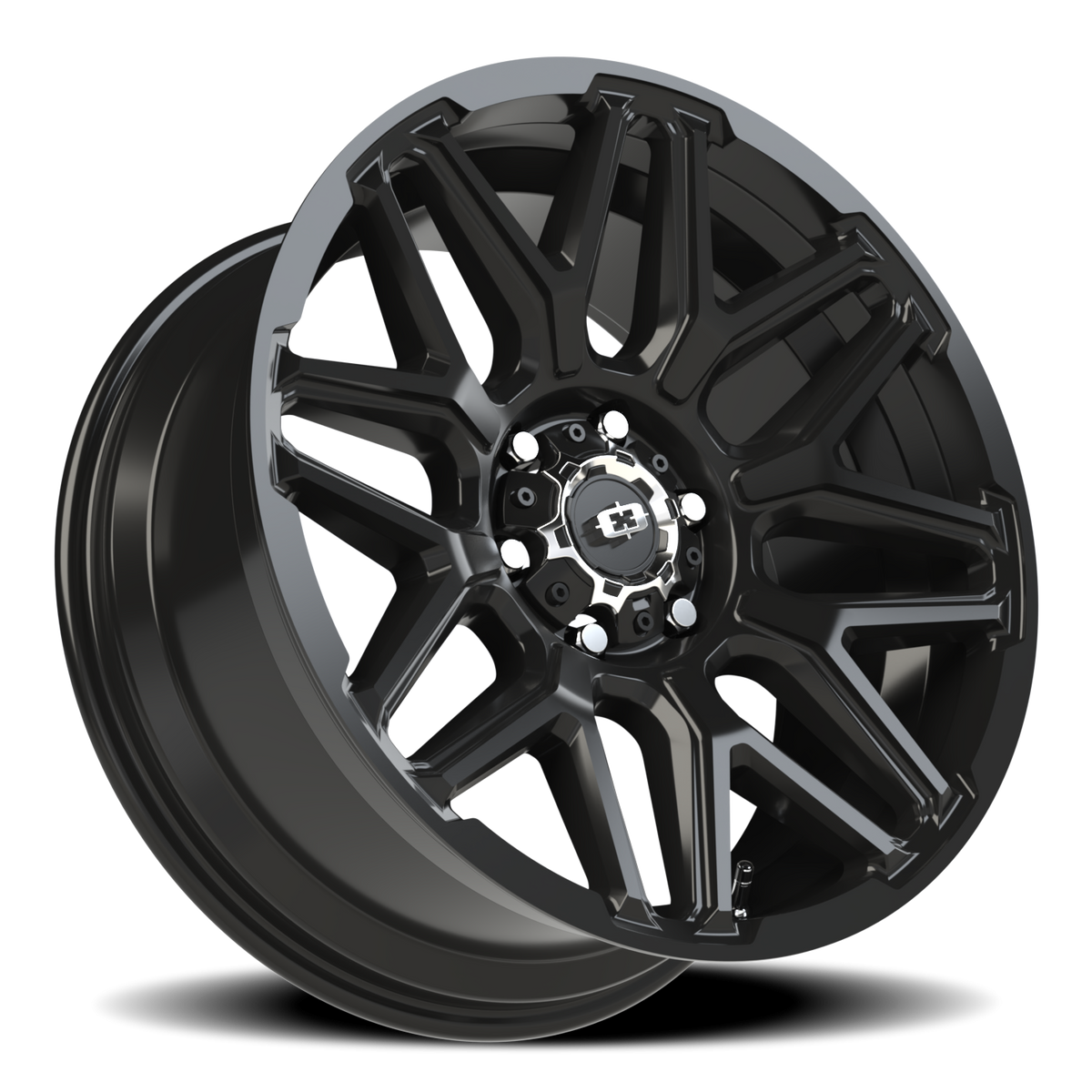 Vision Wheel 305 Gloss Black 20x9 -12 6x139.7mm 106.2mm - Wheelwiz