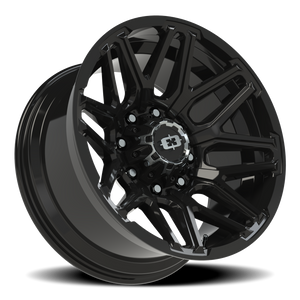 Vision Wheel 305 Gloss Black 20x10 -25 8x165.1mm 125.2mm - Wheelwiz