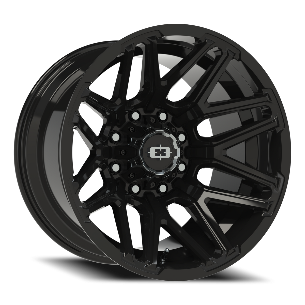 Vision Wheel 305 Gloss Black 20x12 -51 8x170mm 125.2mm - Wheelwiz