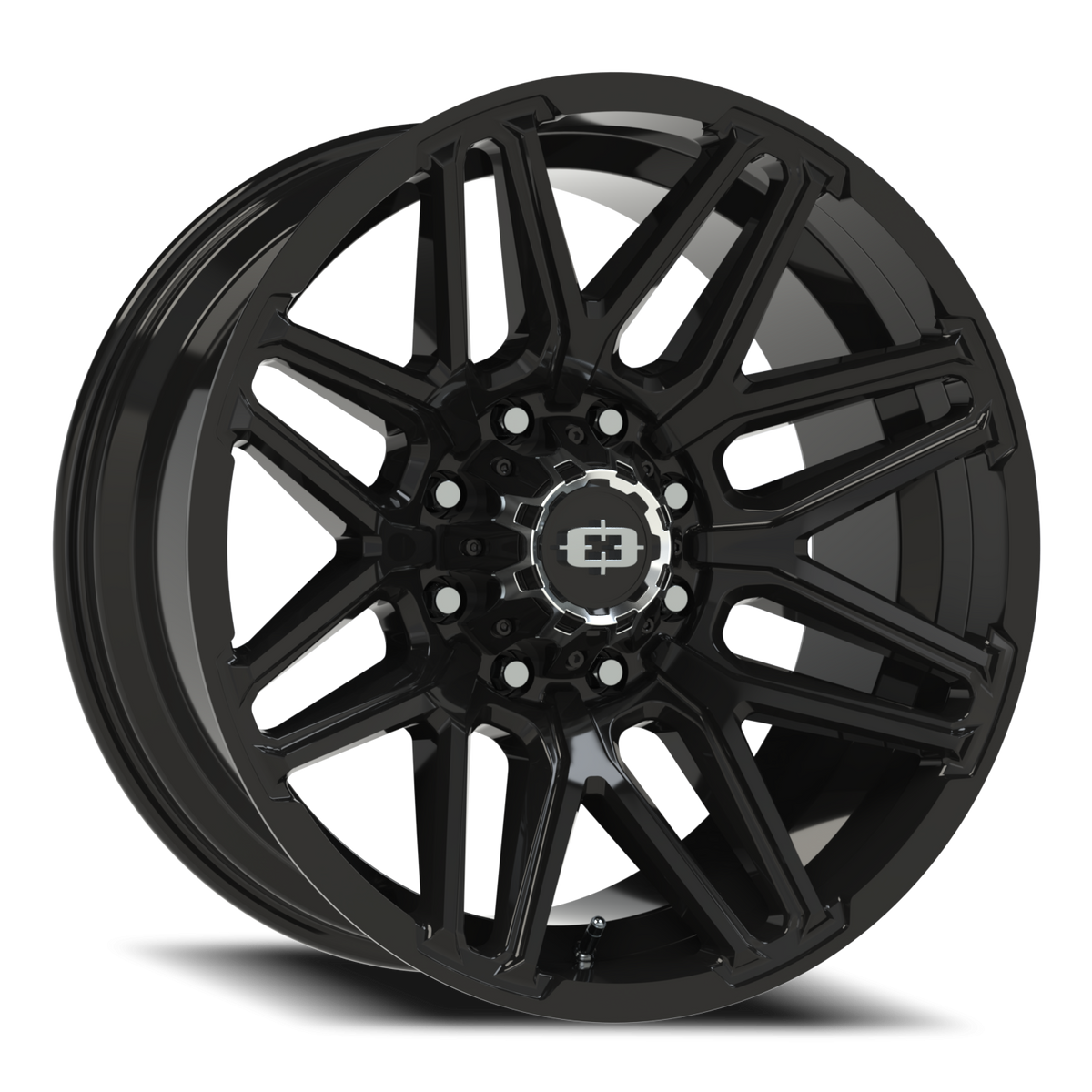 Vision Wheel 305 Gloss Black 22x10 -19 8x180mm 124.2mm - Wheelwiz