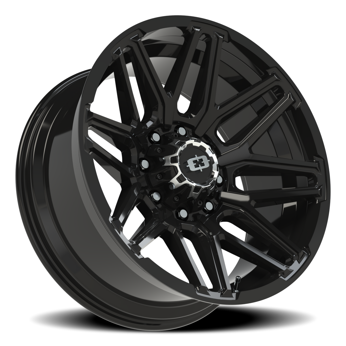 Vision Wheel 305 Gloss Black 22x10 -19 8x180mm 124.2mm - Wheelwiz