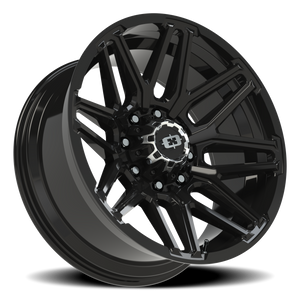 Vision Wheel 305 Gloss Black 22x10 -19 8x180mm 124.2mm - Wheelwiz