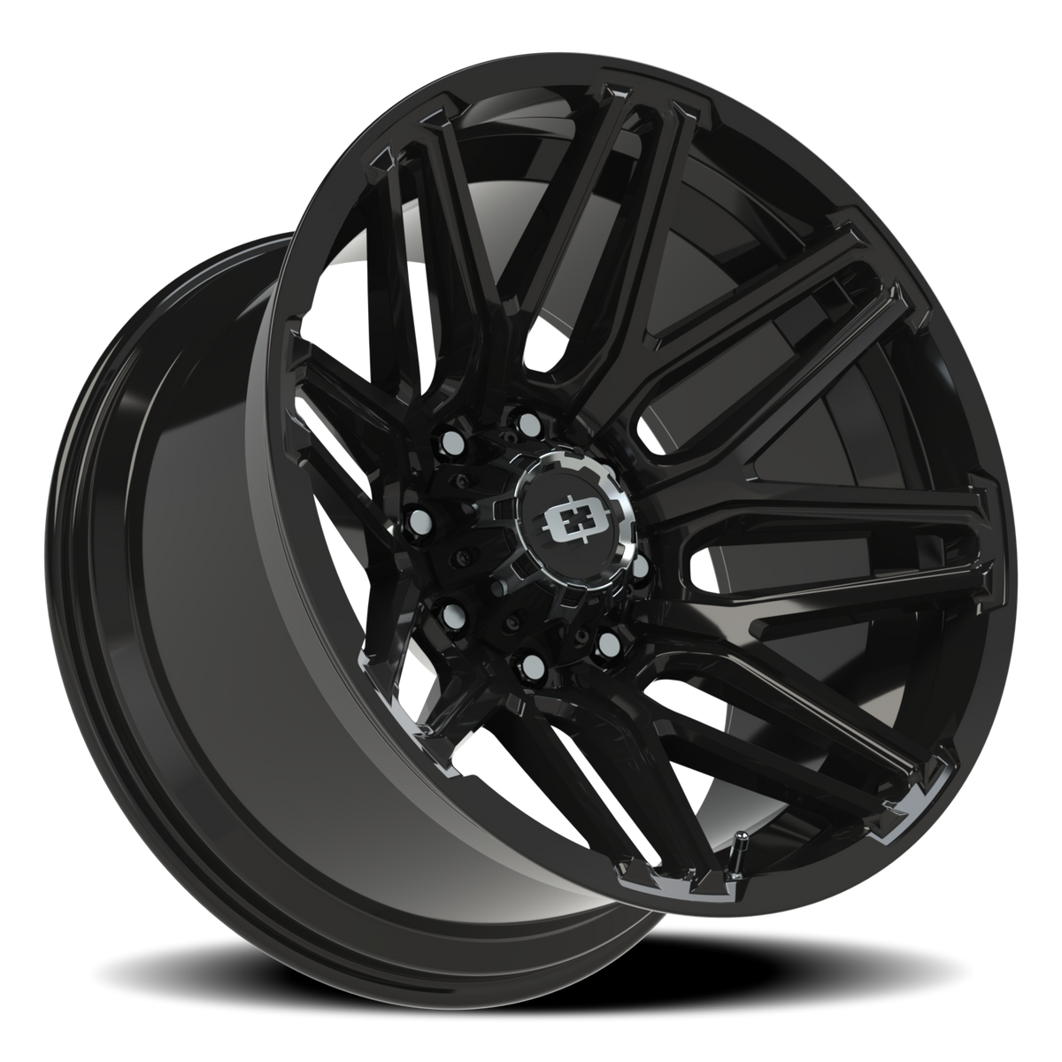 Vision Wheel 305 Gloss Black 22x12 -51 8x165.1mm 125.2mm - Wheelwiz
