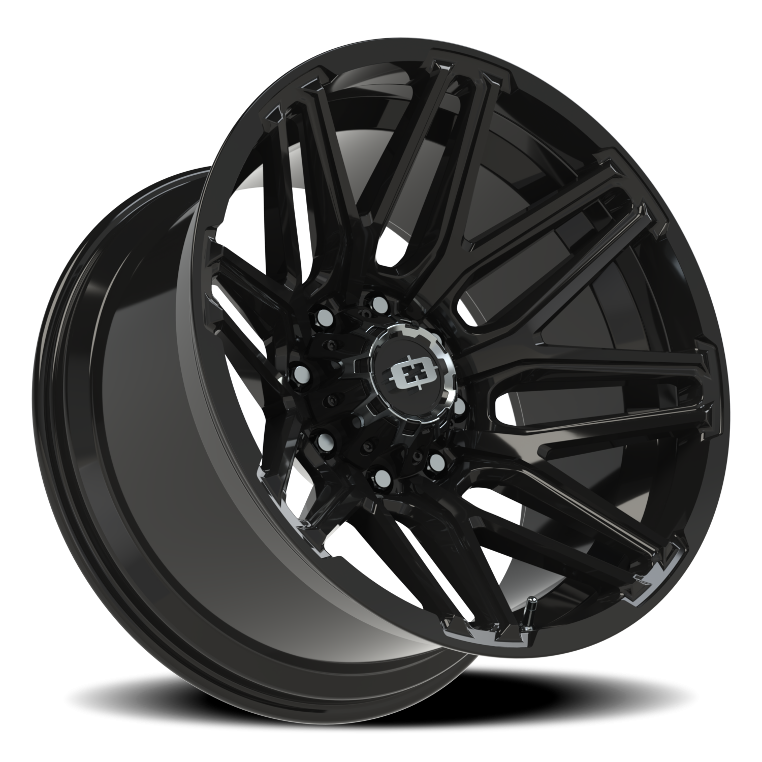 Vision Wheel 305 Gloss Black 22x12 -51 8x165.1mm 125.2mm - Wheelwiz