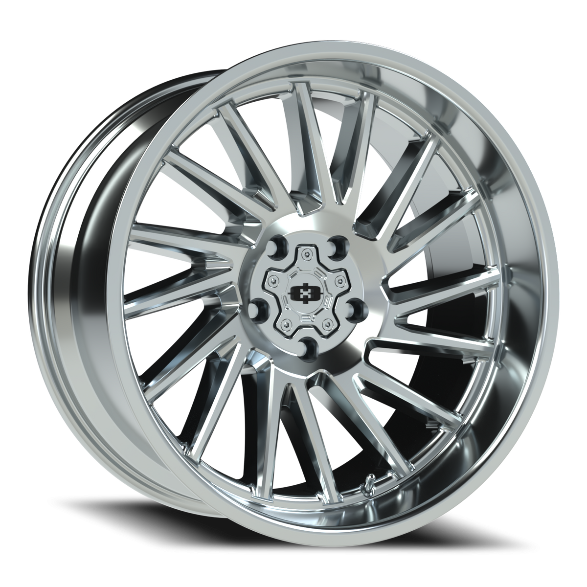 Vision Wheel 306 Chrome 20x10 -25 5x127mm 78.1mm - Wheelwiz