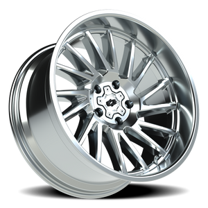 Vision Wheel 306 Chrome 20x10 -25 5x127mm 78.1mm - Wheelwiz