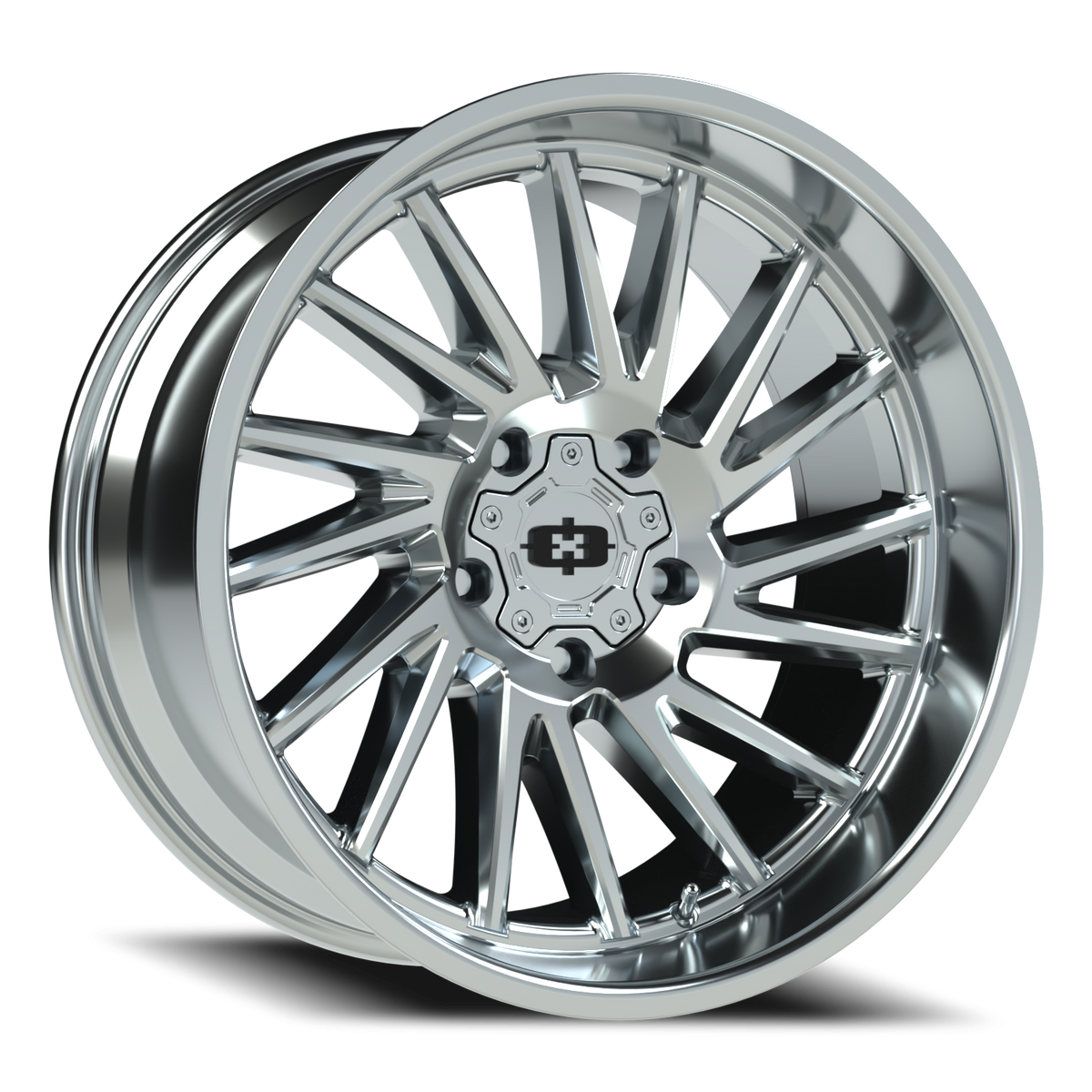 Vision Wheel 306 Chrome 20x10 -25 5x139.7mm 108mm - Wheelwiz