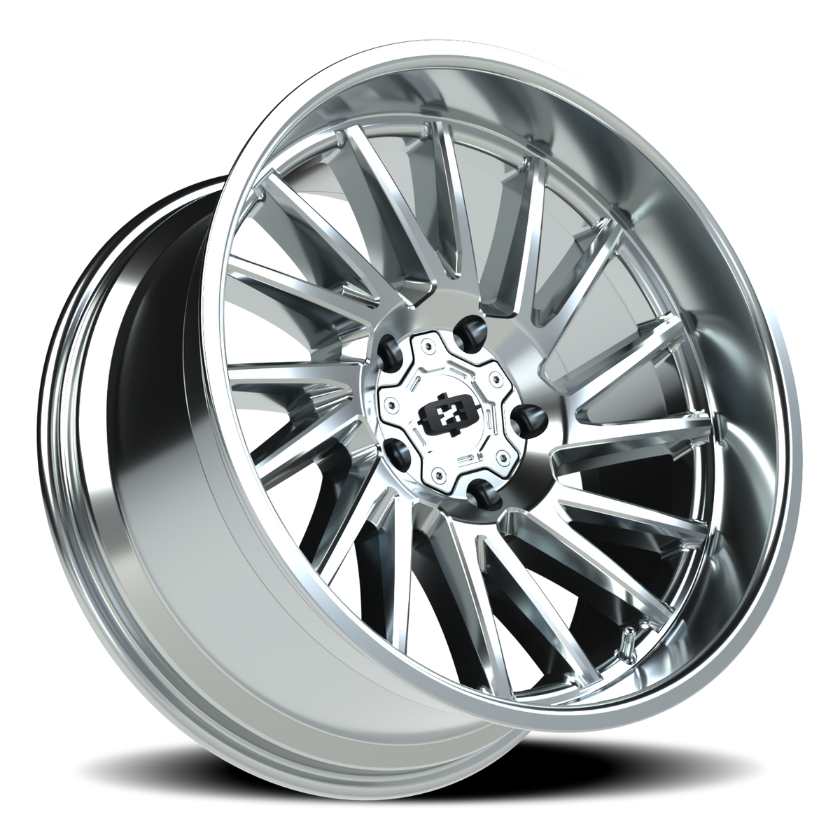 Vision Wheel 306 Chrome 20x10 -25 5x139.7mm 108mm - Wheelwiz