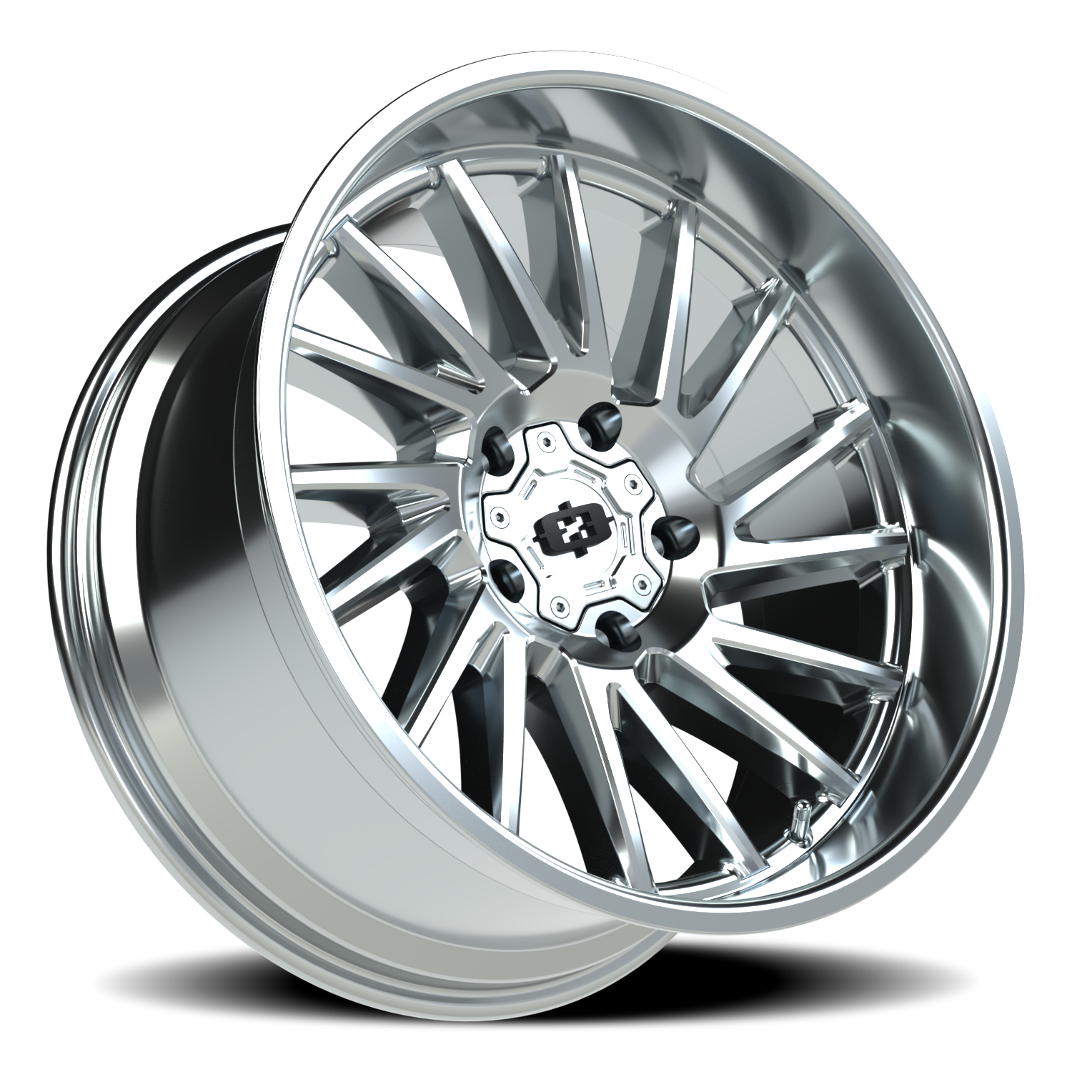 Vision Wheel 306 Chrome 20x10 -25 5x139.7mm 108mm - Wheelwiz