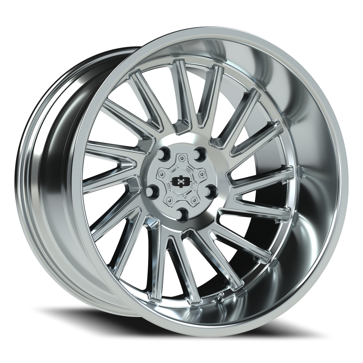 Vision Wheel 306 Chrome 20x12 -51 5x127mm 78.1mm - Wheelwiz