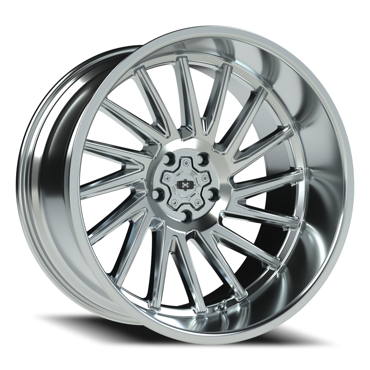 Vision Wheel 306 Chrome 22x12 -51 5x127mm 78.1mm - Wheelwiz