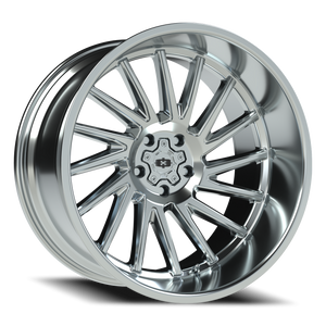 Vision Wheel 306 Chrome 22x12 -51 5x127mm 78.1mm - Wheelwiz