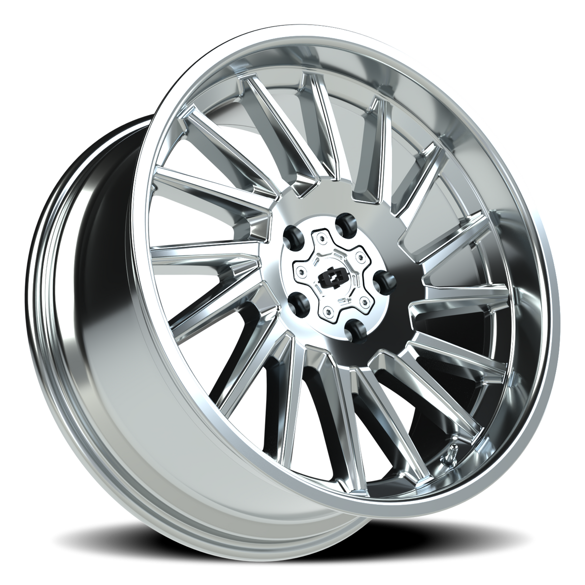 Vision Wheel 306 Chrome 20x9 -12 5x127mm 78.1mm - Wheelwiz