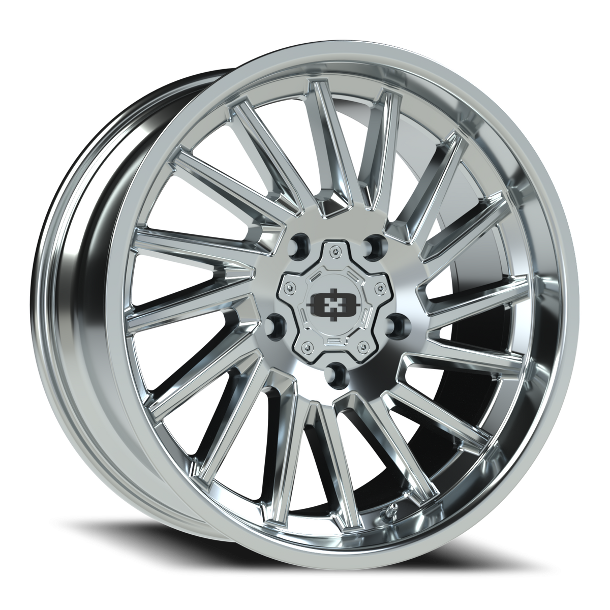 Vision Wheel 306 Chrome 20x9 +12 5x139.7mm 108mm - Wheelwiz