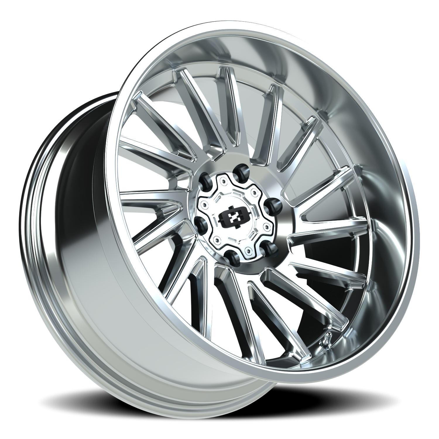 Vision Wheel 306 Chrome 20x10 -25 6x139.7mm 106.2mm - Wheelwiz