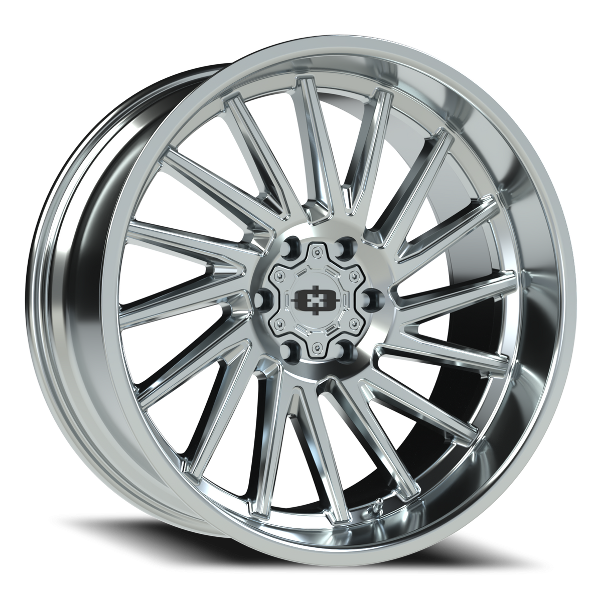 Vision Wheel 306 Chrome 22x10 -19 6x139.7mm 106.2mm - Wheelwiz