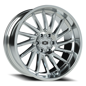 Vision Wheel 306 Chrome 22x10 -19 6x139.7mm 106.2mm - Wheelwiz