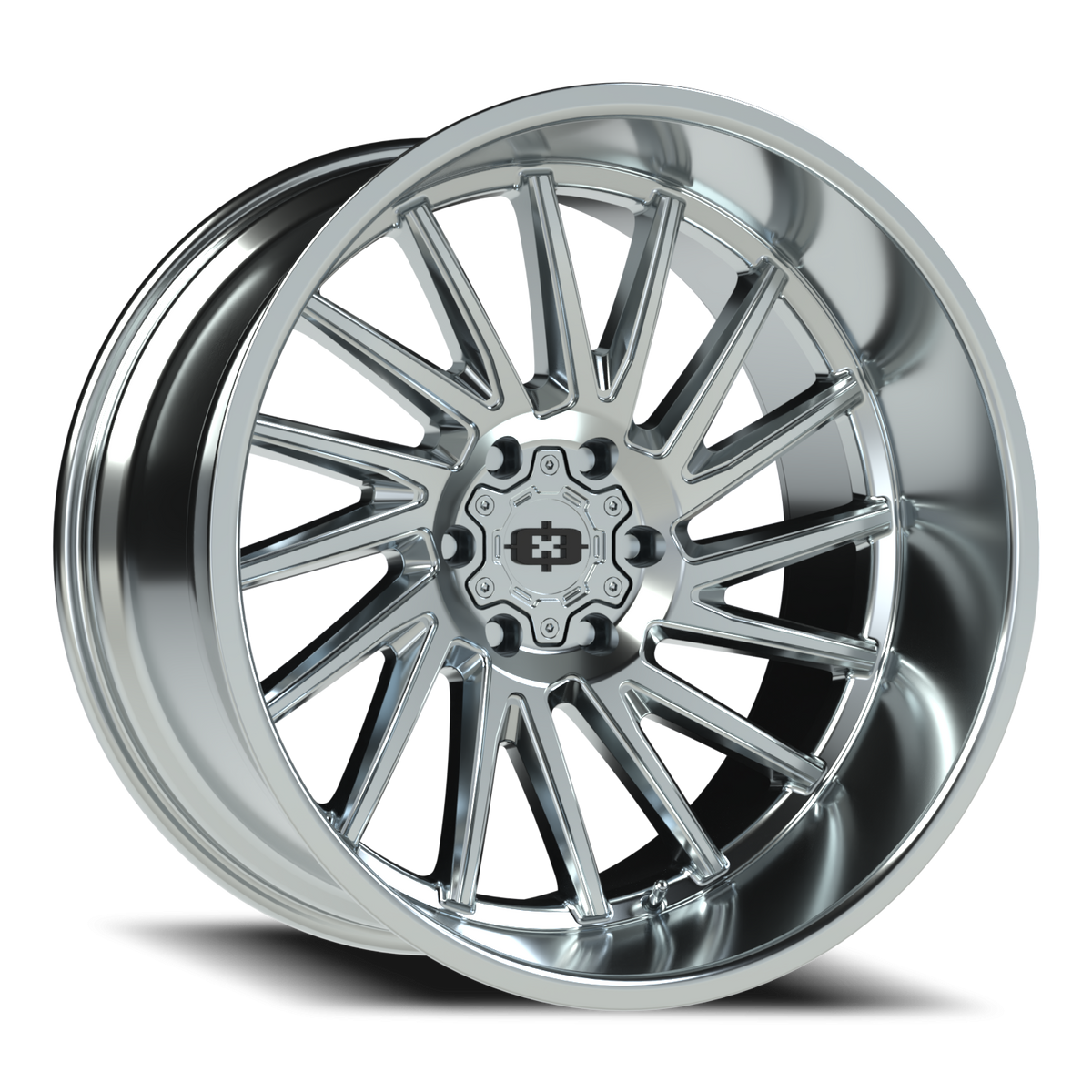Vision Wheel 306 Chrome 22x12 -51 6x139.7mm 106.2mm - Wheelwiz