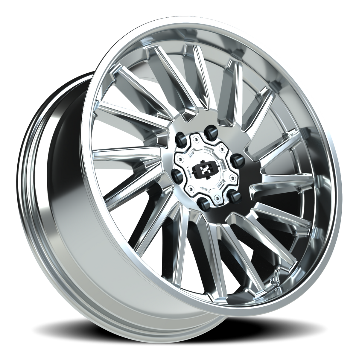 Vision Wheel 306 Chrome 20x9 +12 6x139.7mm 106.2mm - Wheelwiz