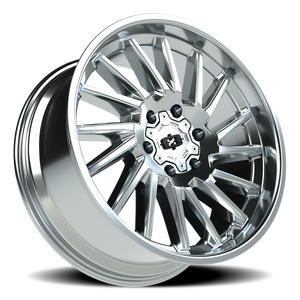 Vision Wheel 306 Chrome 20x9 +12 6x139.7mm 106.2mm - Wheelwiz