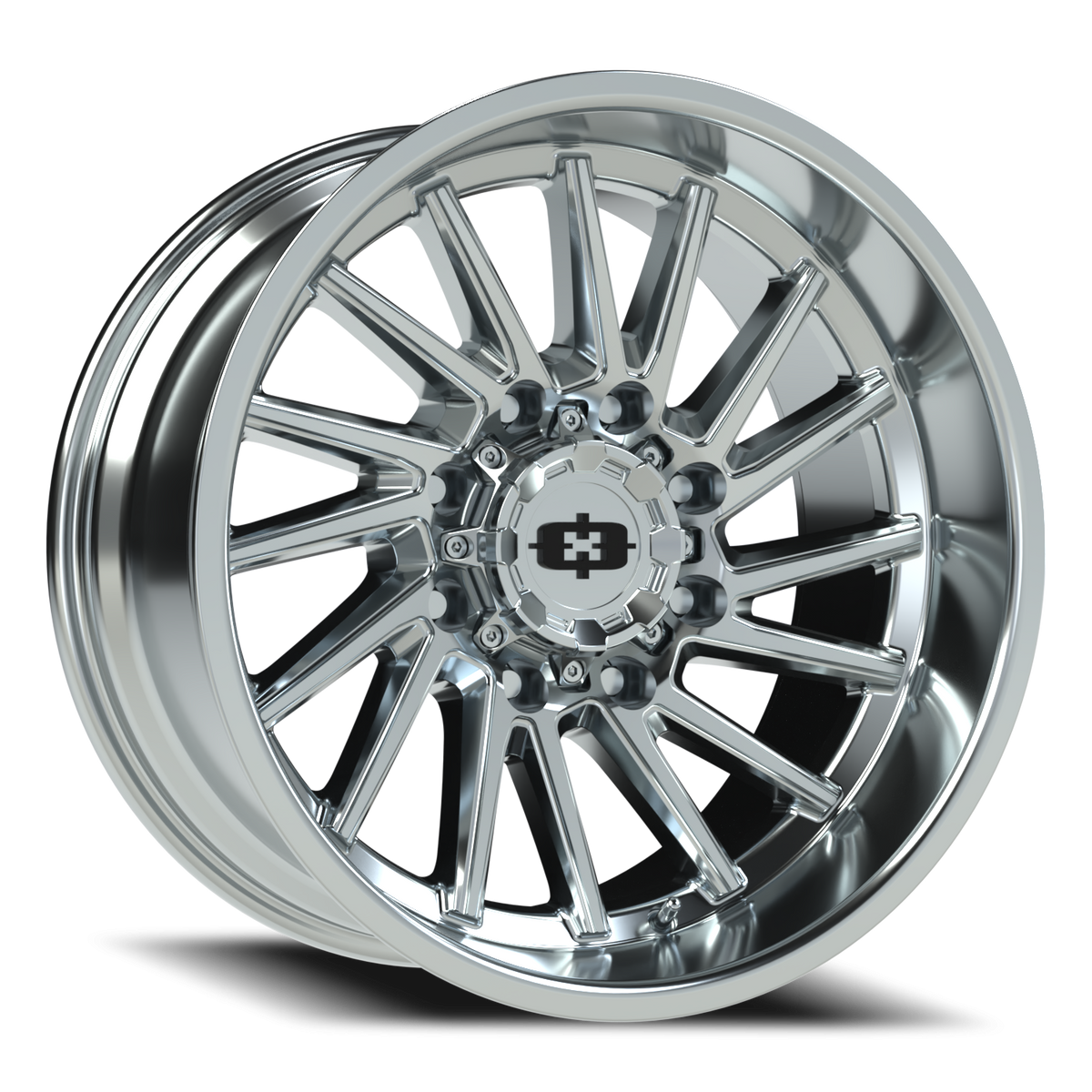 Vision Wheel 306 Chrome 20x10 -25 8x165.1mm 125.2mm - Wheelwiz