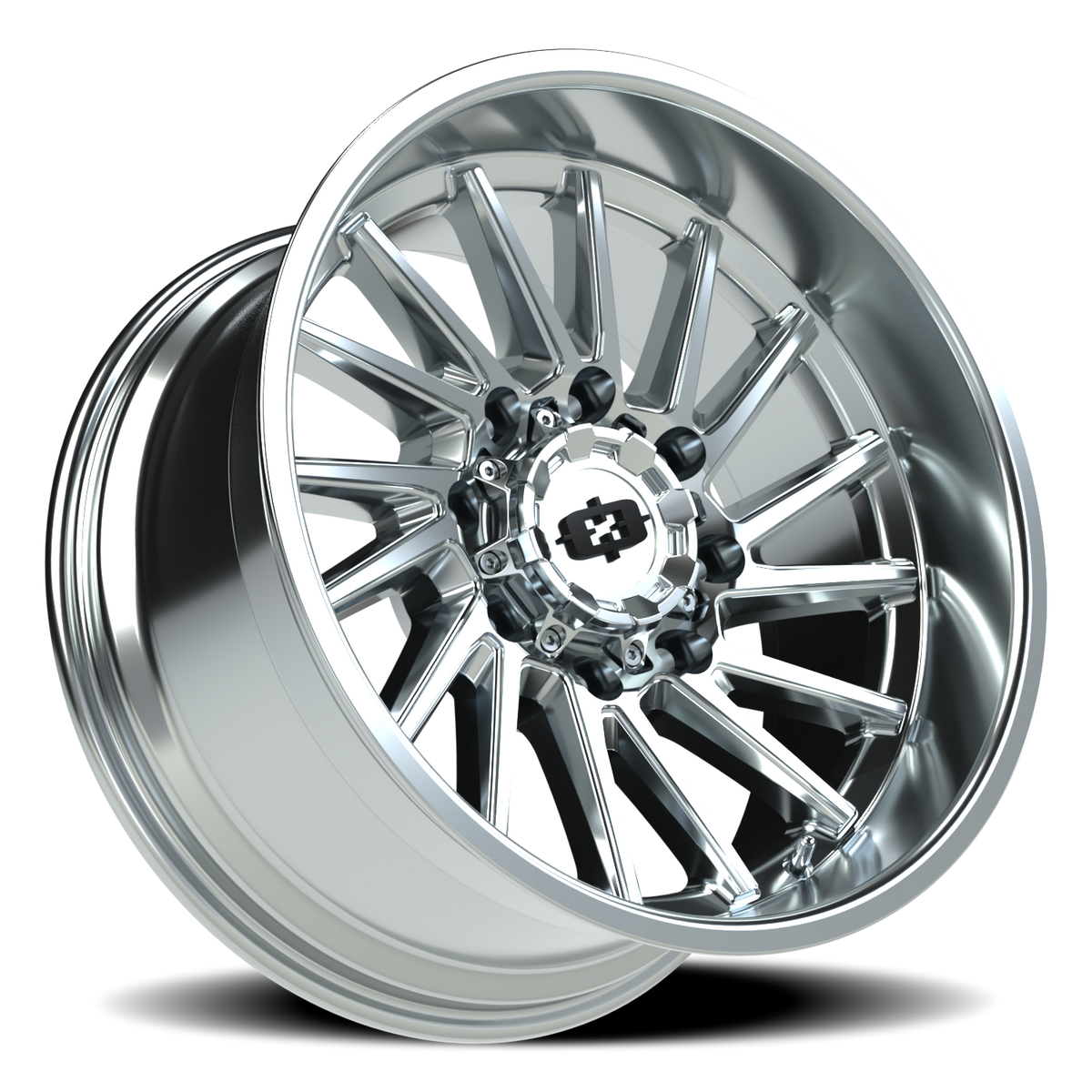 Vision Wheel 306 Chrome 20x10 -25 8x165.1mm 125.2mm - Wheelwiz