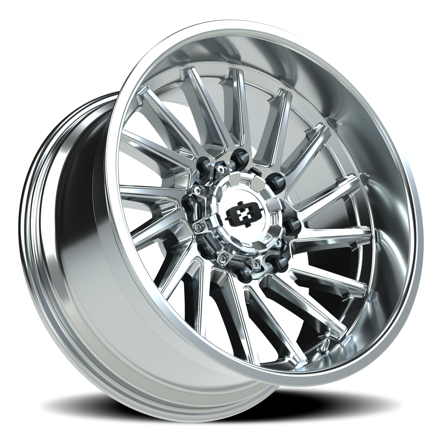 Vision Wheel 306 Chrome 20x10 -25 8x165.1mm 125.2mm - Wheelwiz