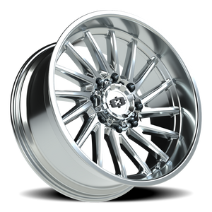 Vision Wheel 306 Chrome 22x10 -19 8x165.1mm 125.2mm - Wheelwiz
