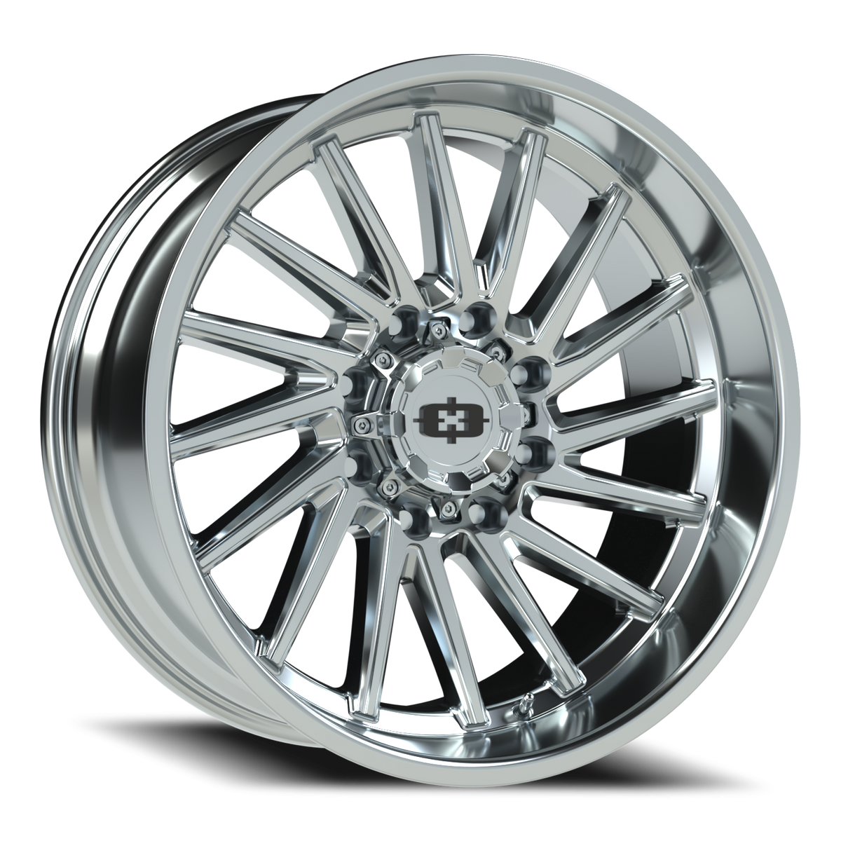 Vision Wheel 306 Chrome 22x10 -19 8x180mm 124.2mm - Wheelwiz