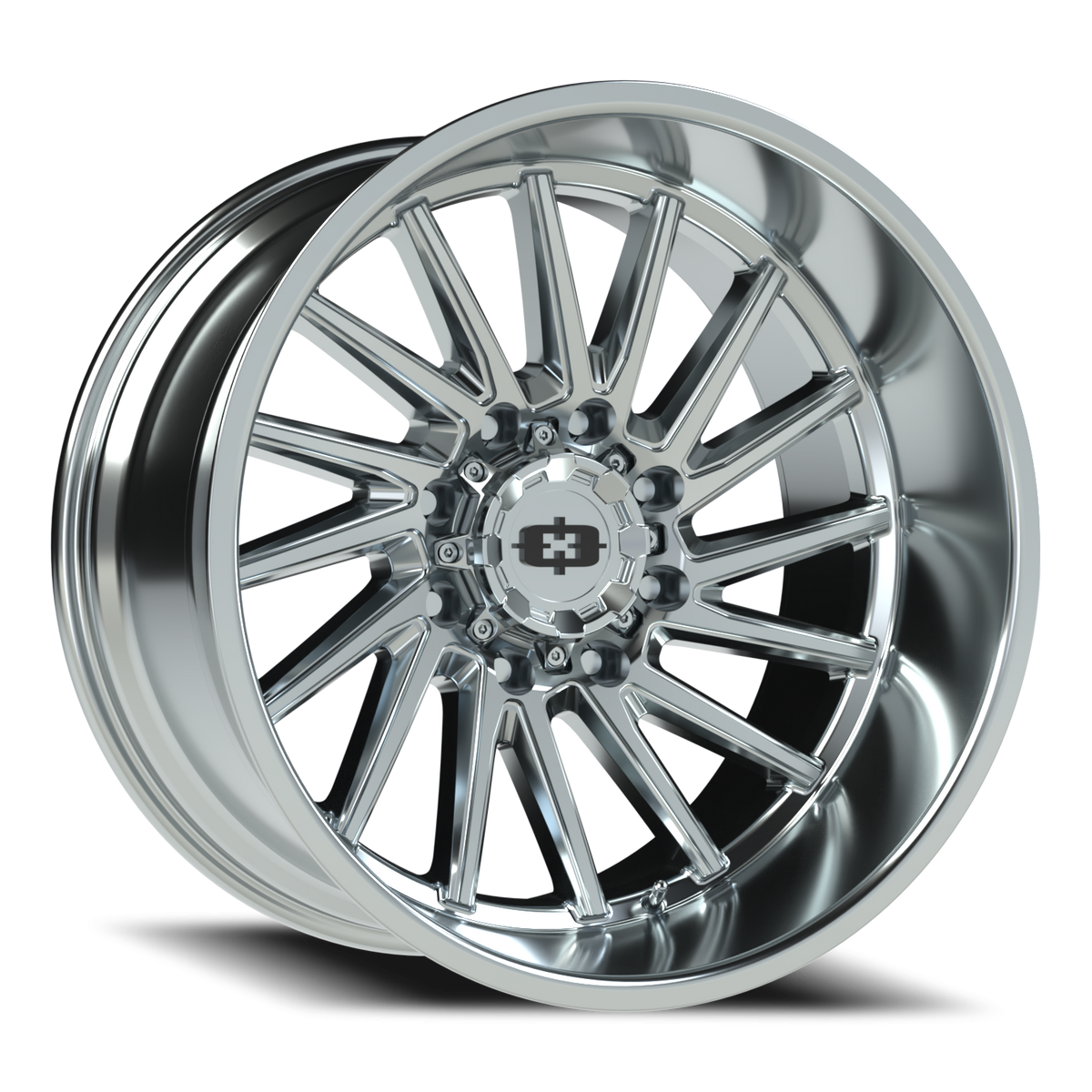 Vision Wheel 306 Chrome 22x12 -51 8x165.1mm 125.2mm - Wheelwiz