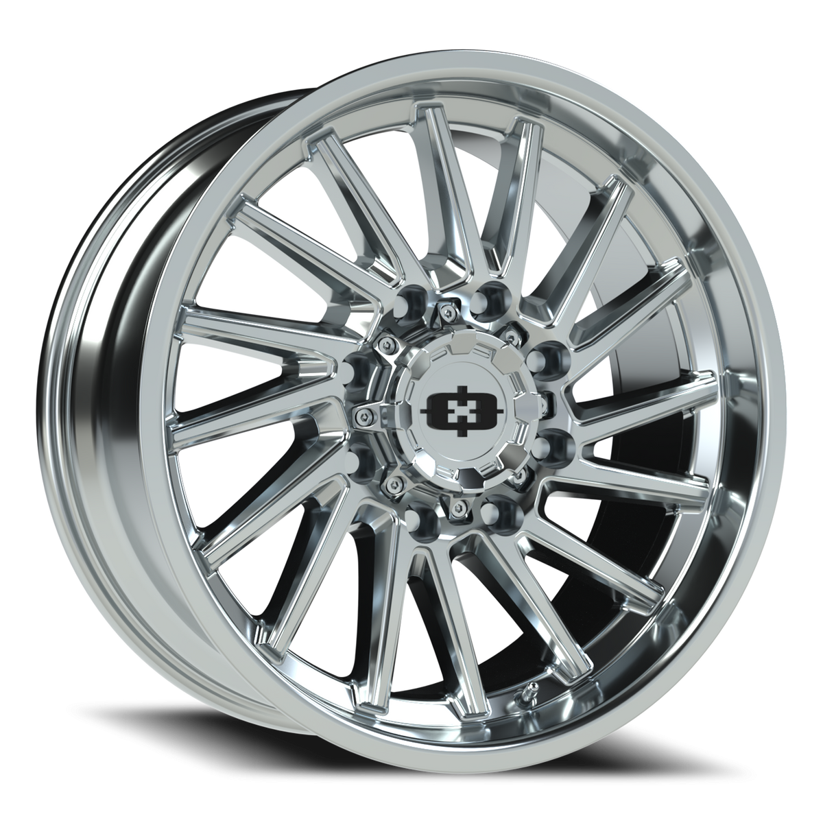 Vision Wheel 306 Chrome 20x9 -12 8x165.1mm 125.2mm - Wheelwiz