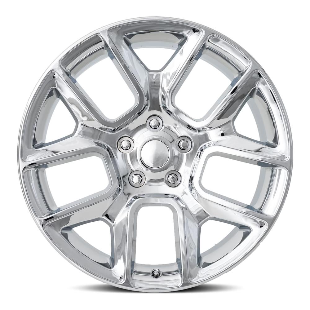 Factory Reproductions FR 76 Chrome 24x10 +15 5x139.7mm 77.8mm