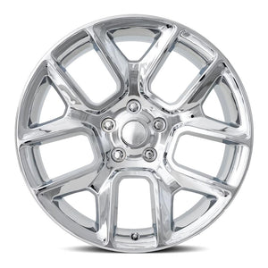 Factory Reproductions FR 76 Chrome 24x10 +15 5x139.7mm 77.8mm