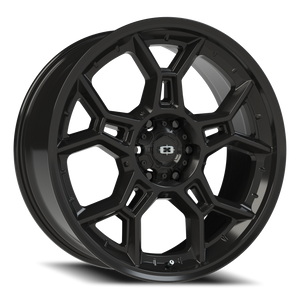 Vision Wheel 315 Gloss Black 22x9 +18 6x135mm 87.1mm - Wheelwiz