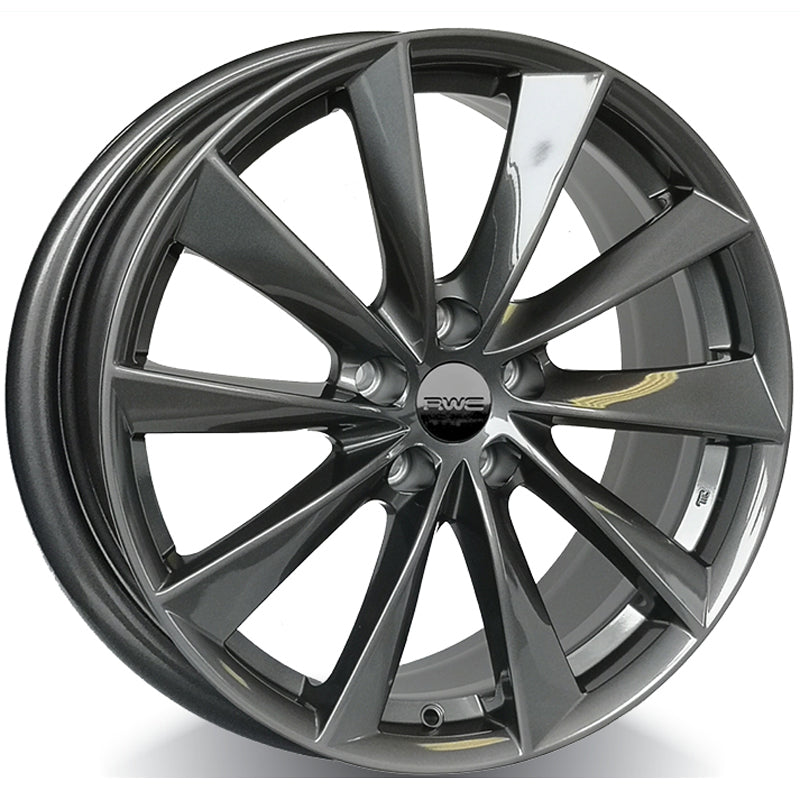 RWC 333 Anthracite 18x8.5 +35 5x114.3mm 70mm - Wheelwiz