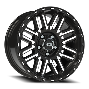 Vision Wheel 348 Gloss Black Machined Face 16x8 0 5x114.3mm 83mm - Wheelwiz