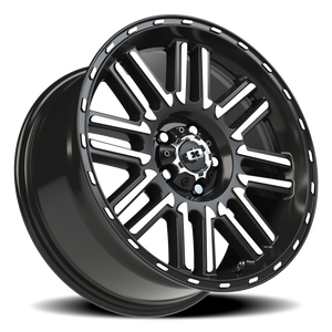 Vision Wheel 348 Gloss Black Machined Face 18x8.5 0 5x127mm 78.1mm - Wheelwiz
